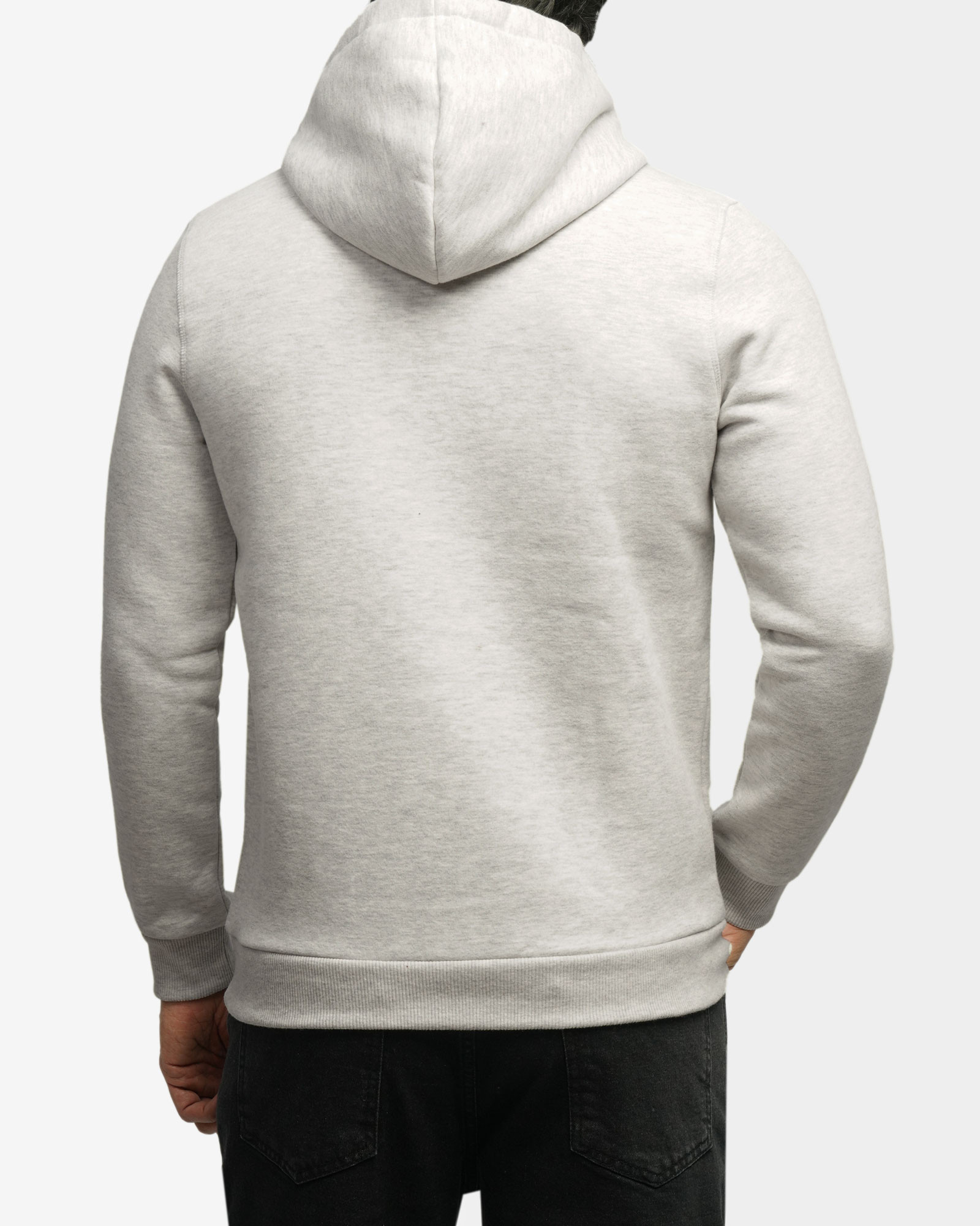 خرید و قیمت هودی کلاه دار طرح دار مردانه طوسی 84471294