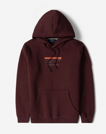 خرید و قیمت هودی کلاه دار طرح دار مردانه زرشکی 84471296