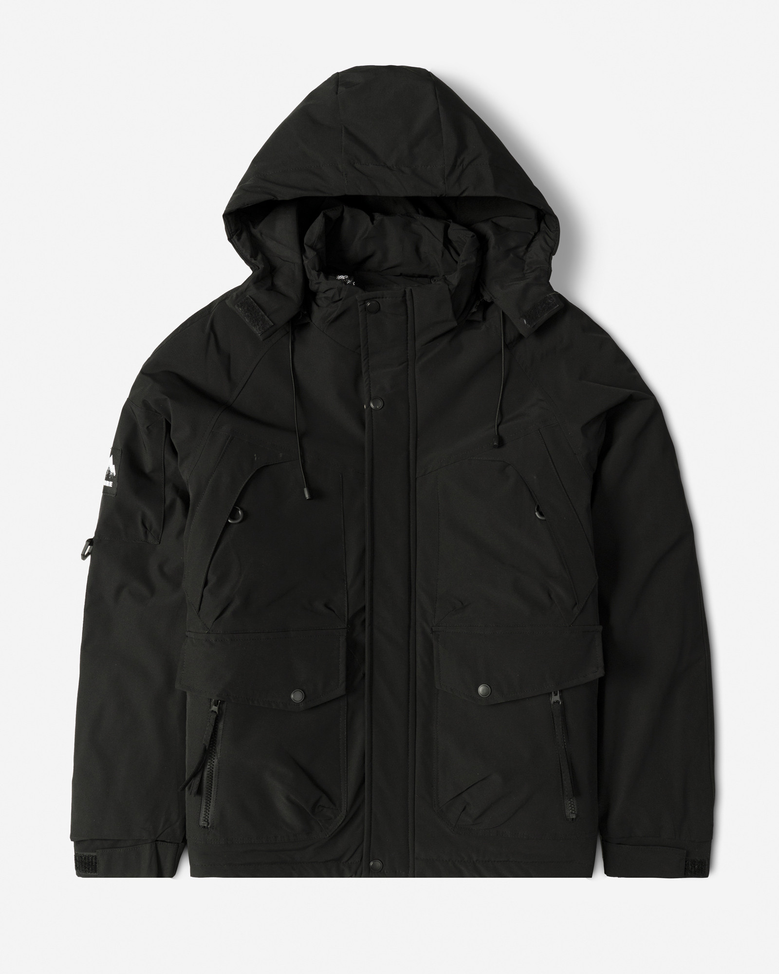 خرید و قیمت کاپشن مردانه کلاه دار مشکی 24316399