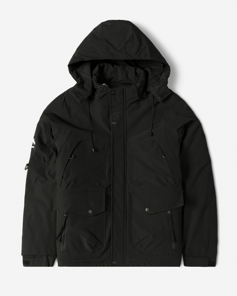 خرید و قیمت کاپشن مردانه کلاه دار مشکی 24316399