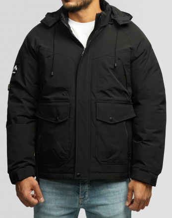 کاپشن مردانه کلاه دار 16399