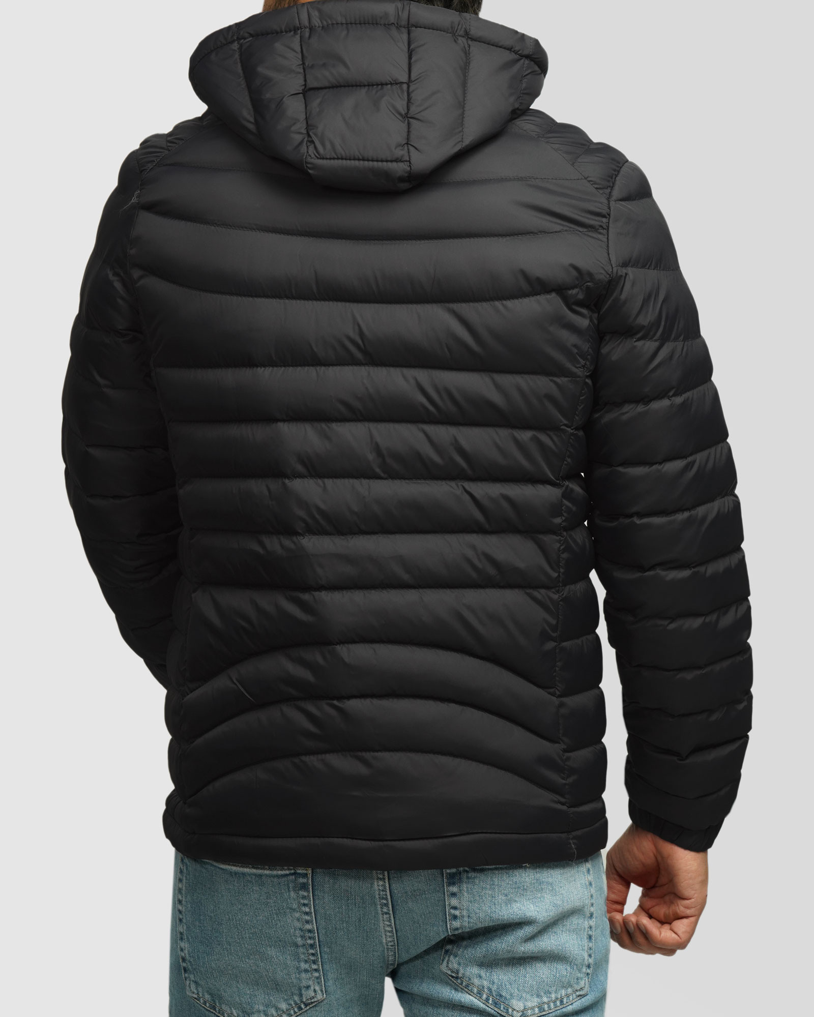 خرید و قیمت کاپشن مردانه کلاه دار سرمه ای 24416412