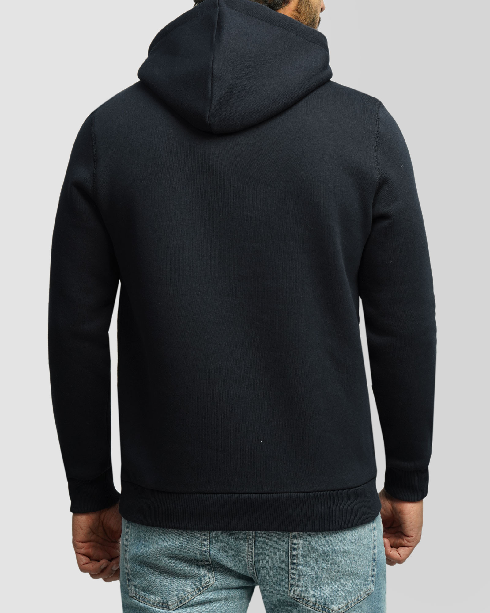 خرید و قیمت هودی کلاه دار طرح دار مردانه سرمه ای 84471292