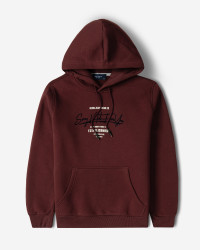 خرید و قیمت هودی کلاه دار طرح دار مردانه زرشکی 84471292