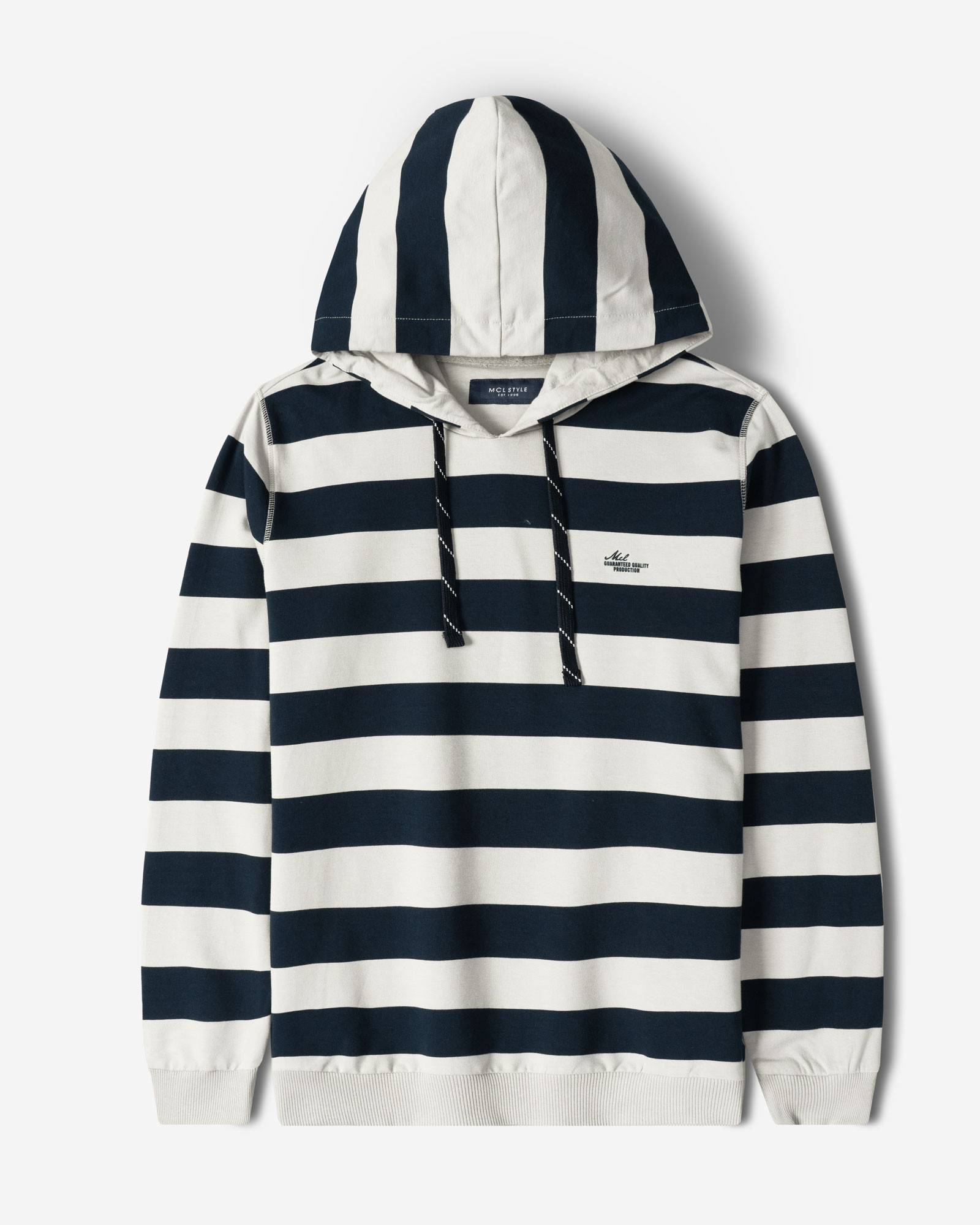 خرید و قیمت هودی کلاه دار طرح دار مردانه سرمه ای 84471295