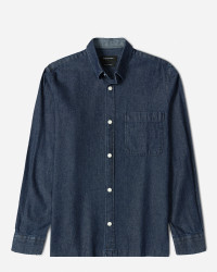 خرید و قیمت پیراهن جین آستین بلند سرمه ای 24474178