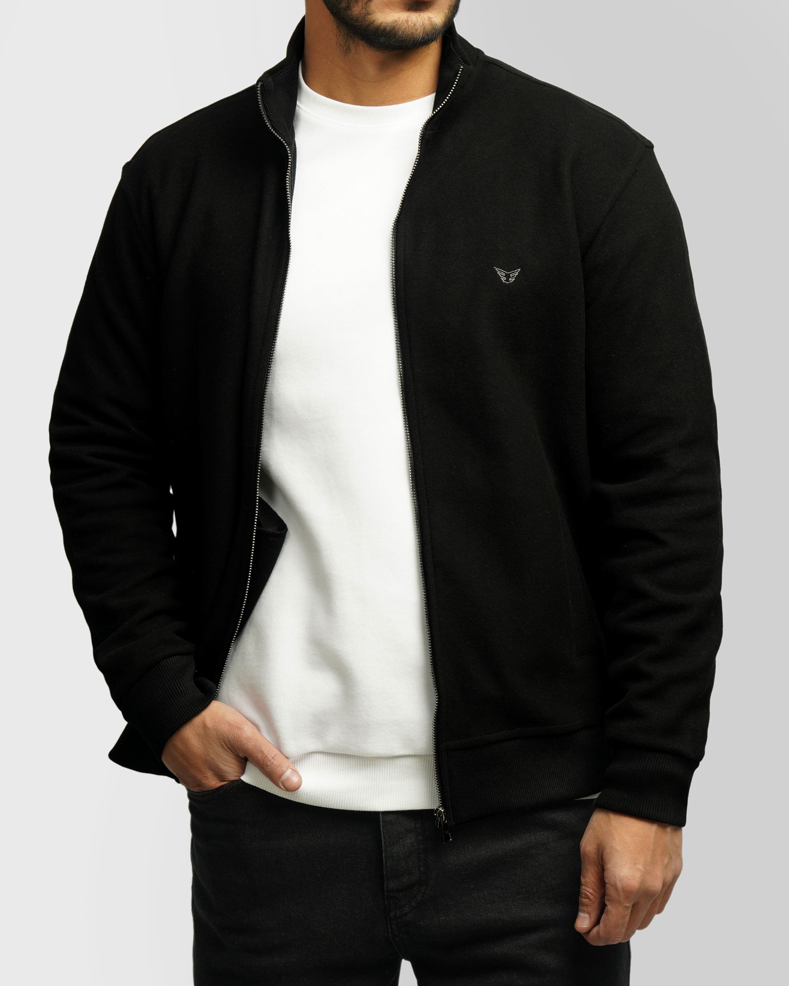 سویشرت مردانه مشکی 24413271