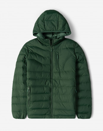 خرید و قیمت کاپشن مردانه کلاه دار سبز 24416414