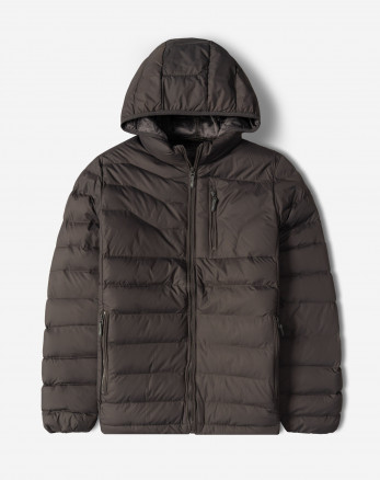 خرید و قیمت کاپشن مردانه کلاه دار خاکستری 24416414