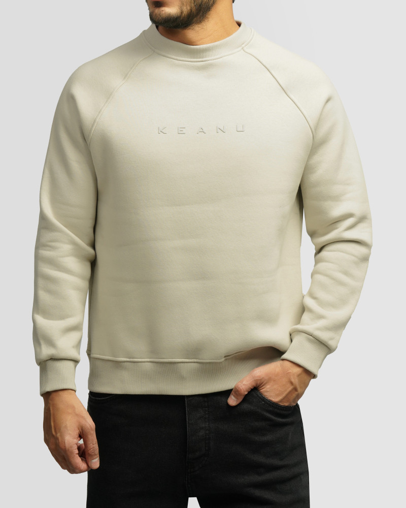 خرید و قیمت پلیور دورس یقه گرد مردانه کرم روشن 24457302