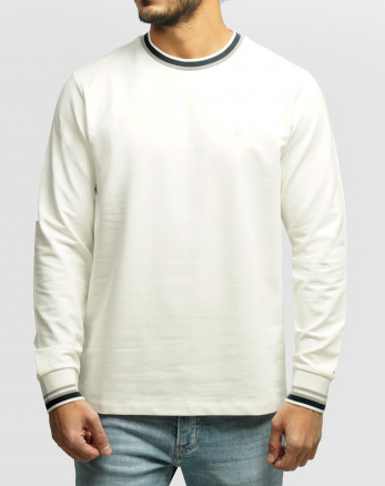 خرید و قیمت تیشرت آستین بلند یقه گرد مردانه سفید 84428152