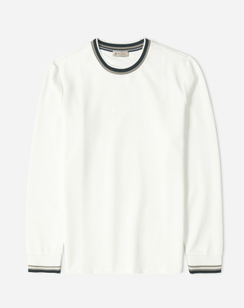 خرید و قیمت تیشرت آستین بلند یقه گرد مردانه سفید 84428152