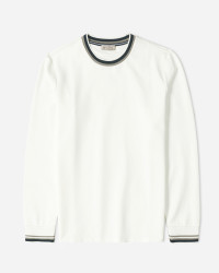 خرید و قیمت تیشرت آستین بلند یقه گرد مردانه سفید 84428152