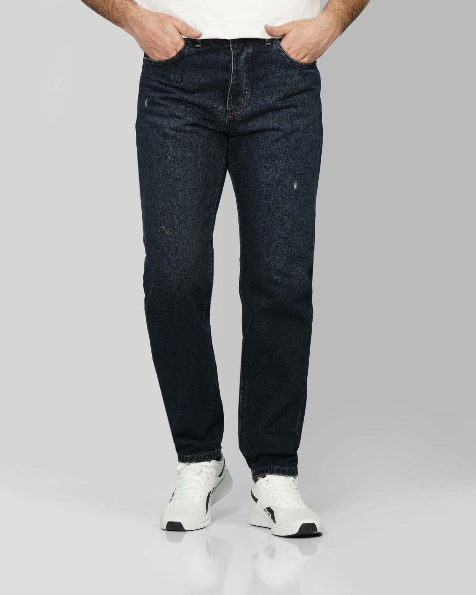 خرید و قیمت شلوار جین رگولار (Relax fit) زاپ دار مردانه سرمه ای 24412272