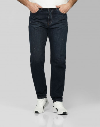 خرید و قیمت شلوار جین رگولار (Relax fit) زاپ دار مردانه سرمه ای 24412272