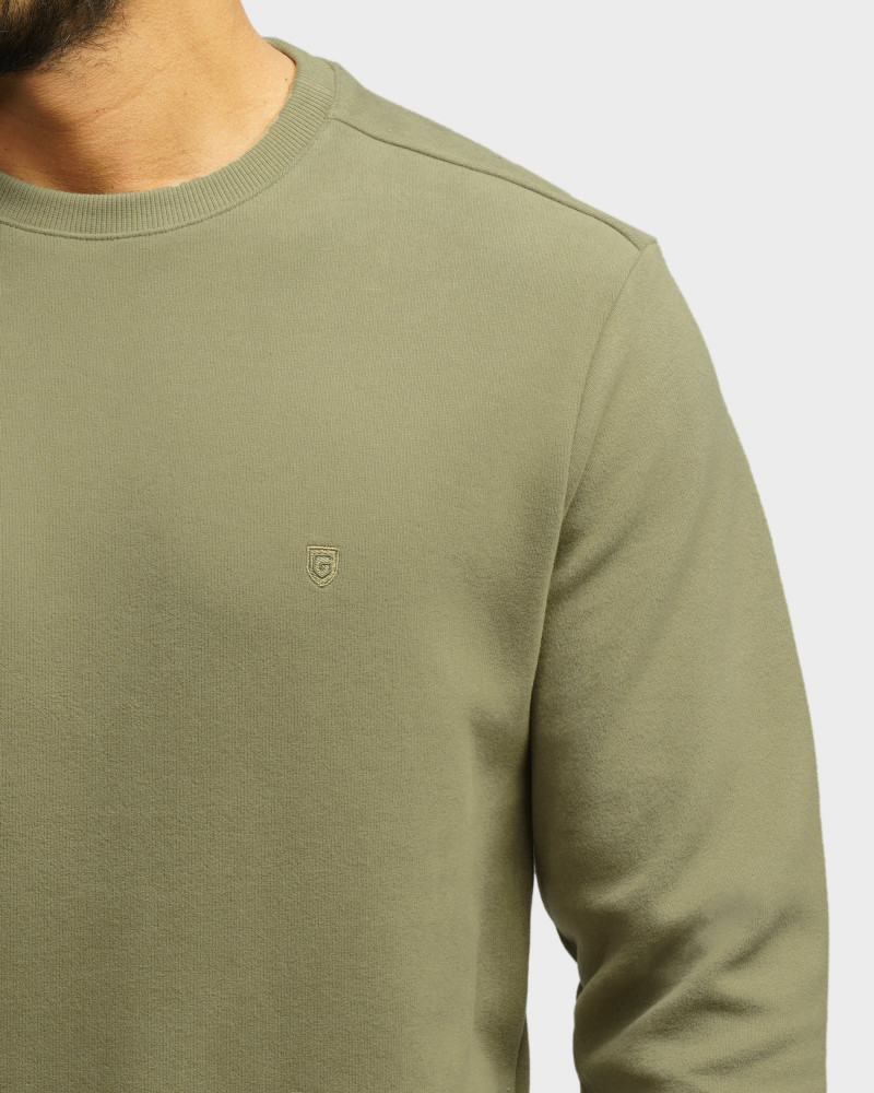 خرید و قیمت پلیور سلانیک مردانه یقه گرد سبز 24456163