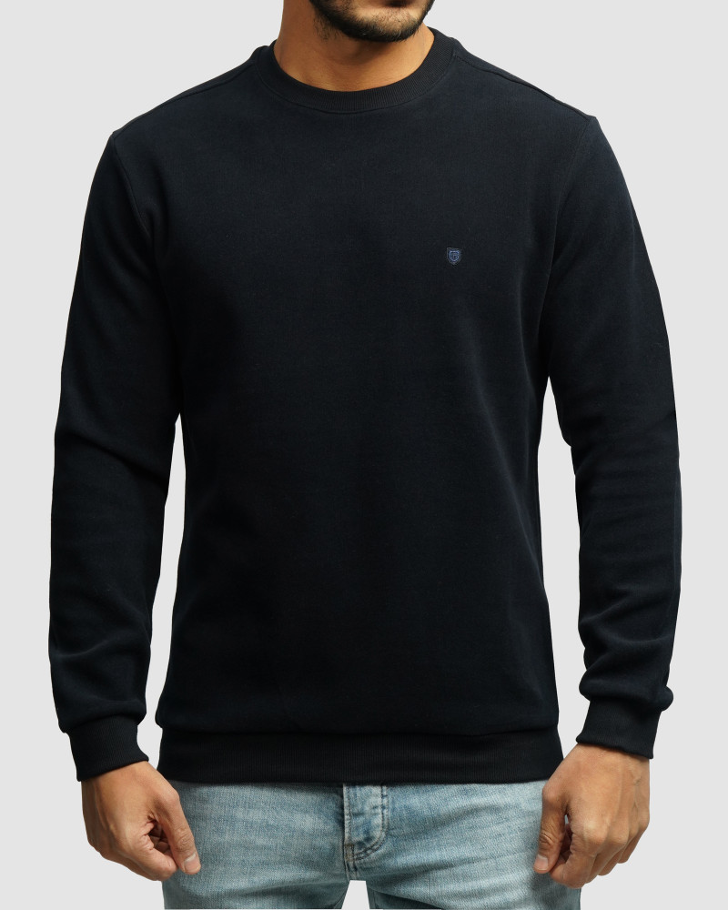 خرید و قیمت پلیور سلانیک مردانه یقه گرد سرمه ای 24456163