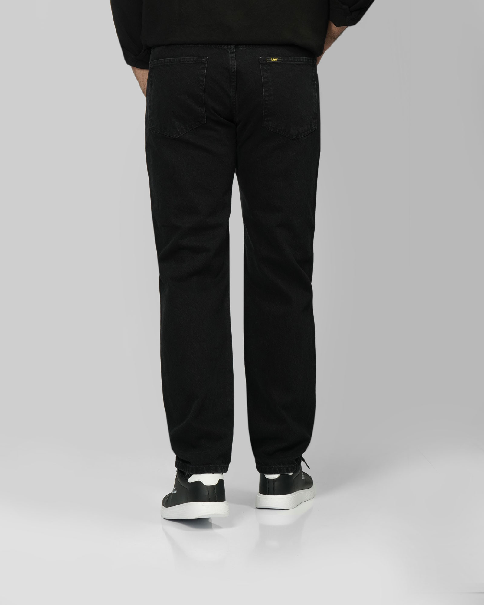 خرید و قیمت شلوار جین استریت فیت (Straight fit) ساده مردانه دودی 24424852