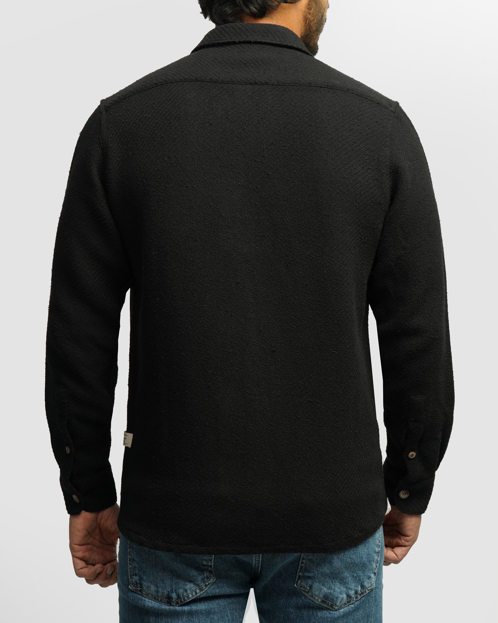 خرید و قیمت پیراهن ضخیم مردانه مشکی 24452321