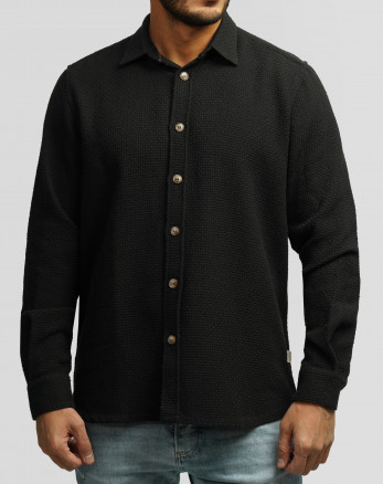 خرید و قیمت پیراهن ضخیم مردانه مشکی 24452322