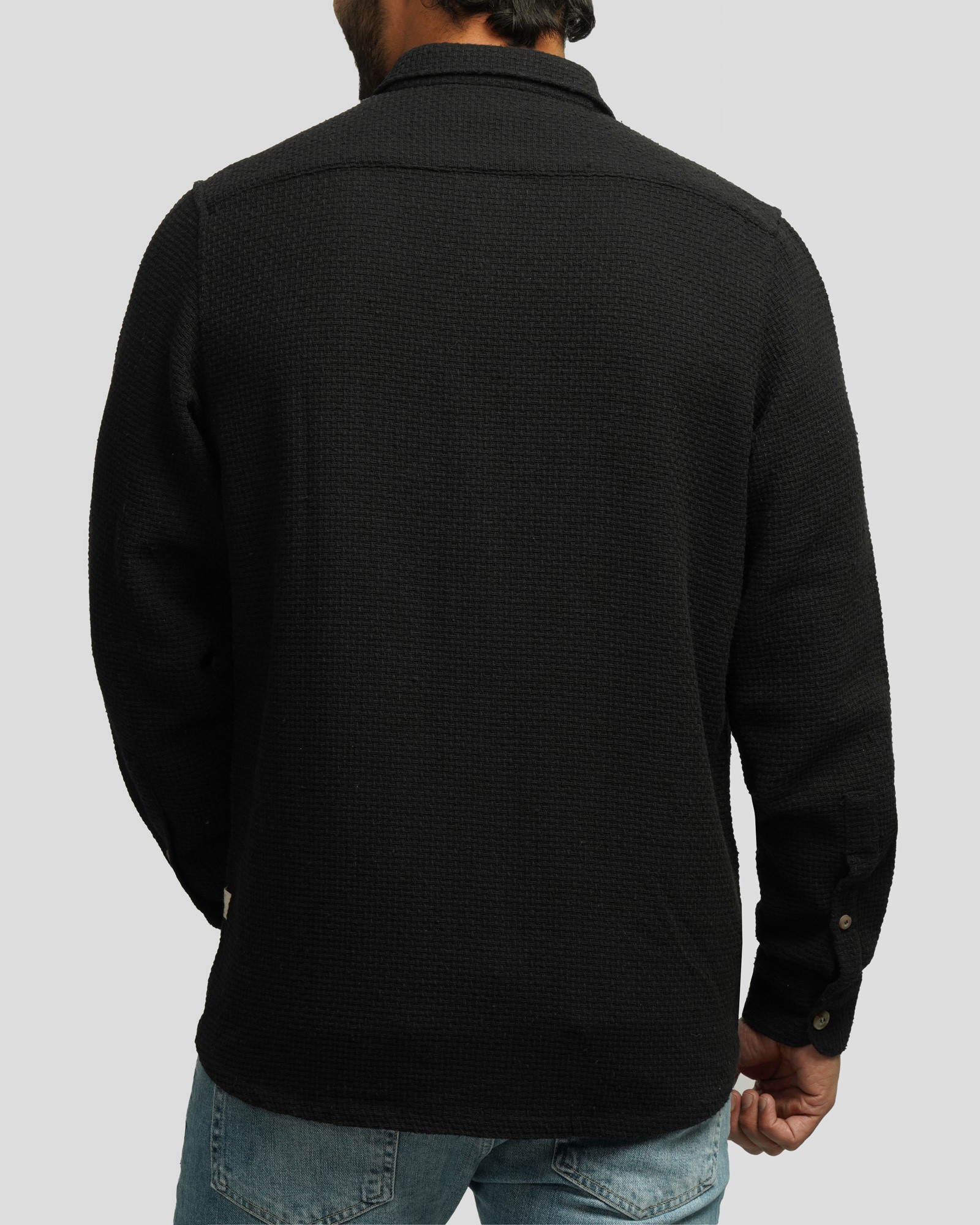 خرید و قیمت پیراهن ضخیم مردانه مشکی 24452322