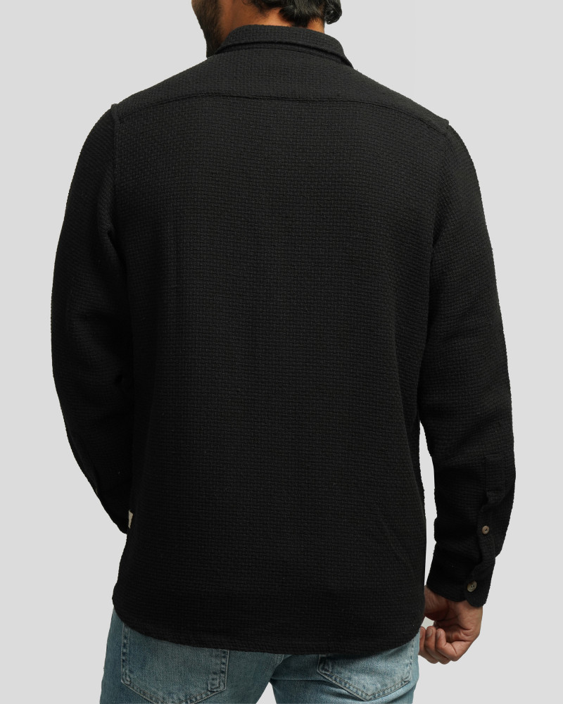 خرید و قیمت پیراهن ضخیم مردانه مشکی 24452322