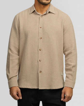 خرید و قیمت پیراهن ضخیم مردانه کرم 24452322