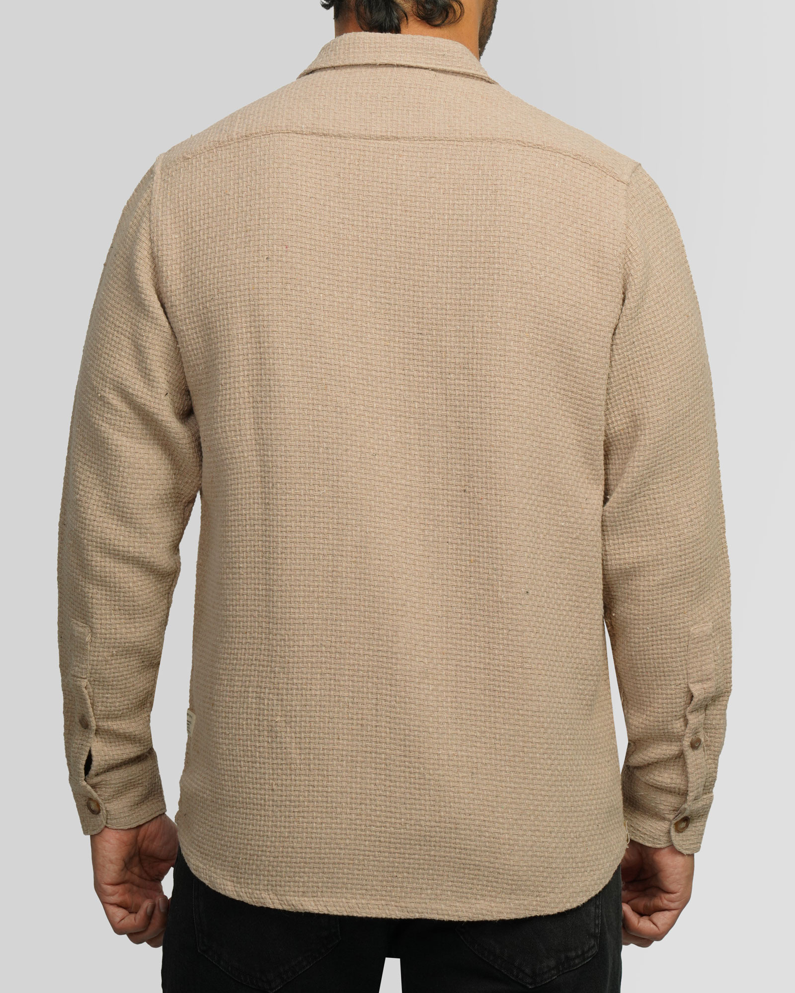 خرید و قیمت پیراهن ضخیم مردانه کرم 24452322