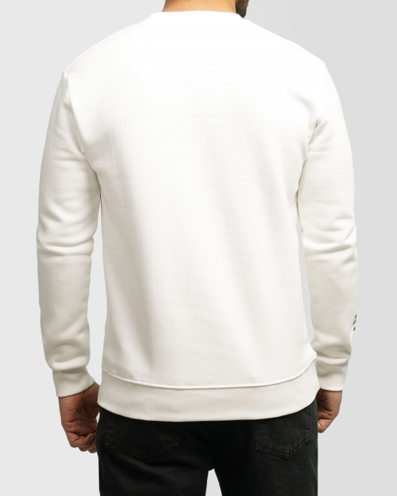 خرید و قیمت پلیور دورس یقه گرد مردانه سفید 24457296