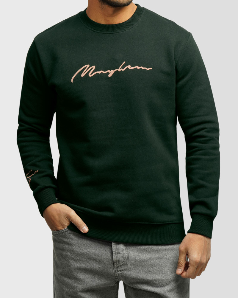 خرید و قیمت پلیور دورس یقه گرد مردانه سبز 24457296