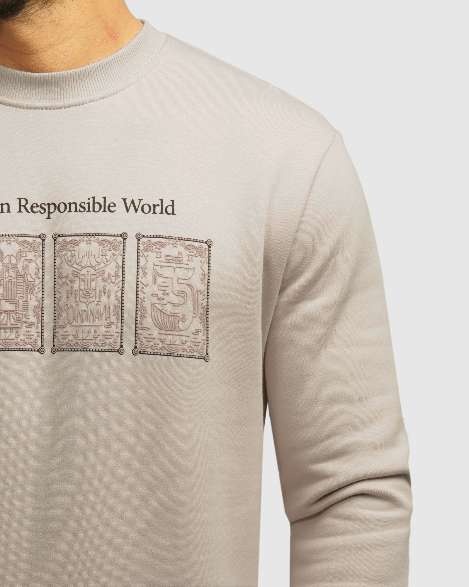 خرید و قیمت پلیور دورس یقه گرد مردانه کرم 24457297