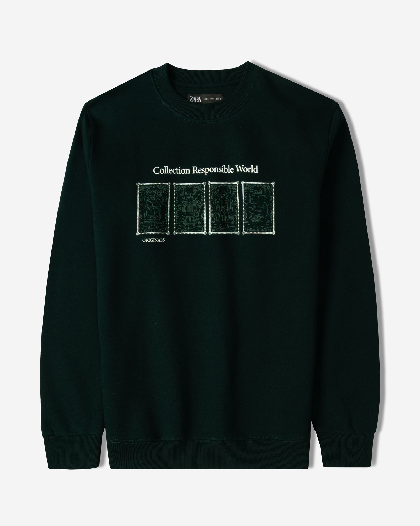 خرید و قیمت پلیور دورس یقه گرد مردانه سبز 24457297