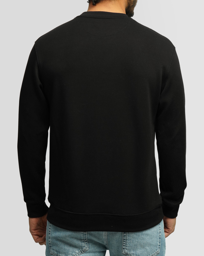 خرید و قیمت تیشرت آستین بلند یقه گرد مشکی 24428151