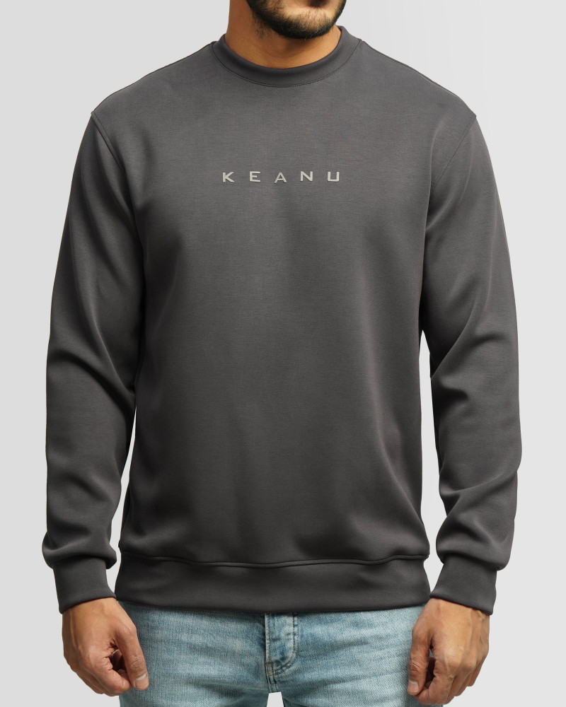 خرید و قیمت تیشرت آستین بلند یقه گرد خاکستری 24428151