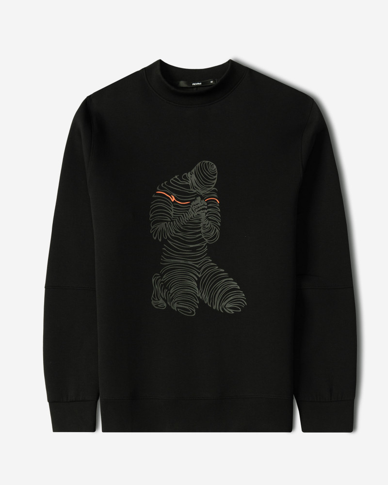 خرید و قیمت پلیور دورس یقه گرد مردانه مشکی 24457304