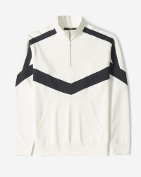 پلیور نیم زیپ مردانه سفید 24441149