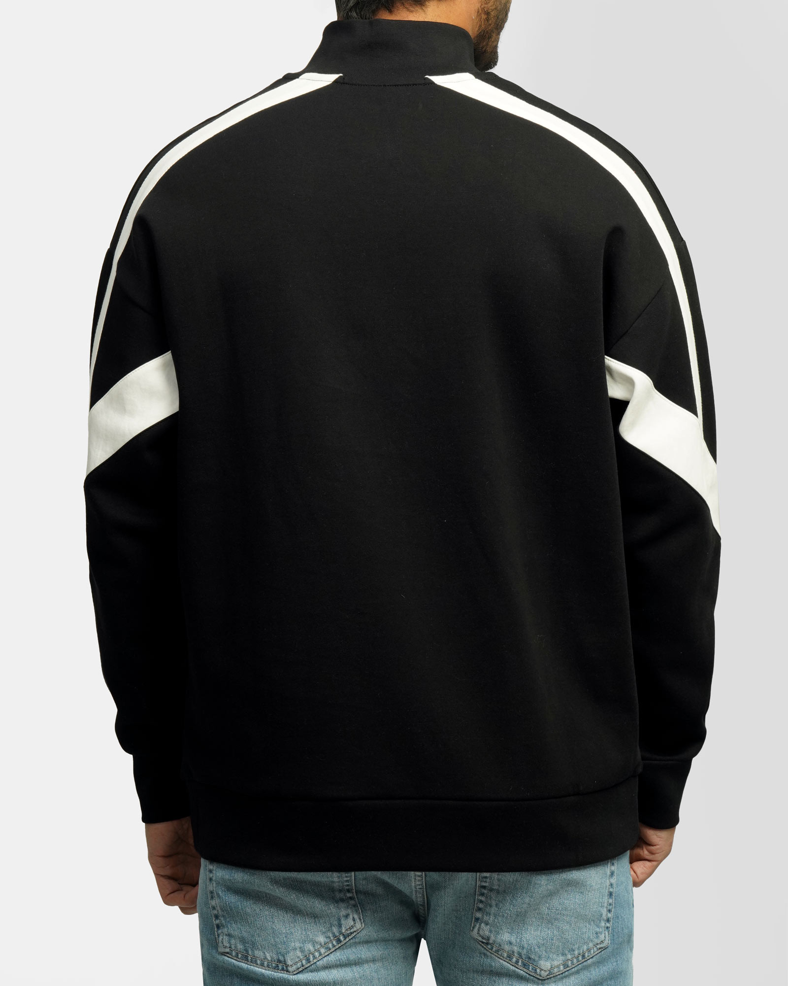 پلیور نیم زیپ مردانه مشکی 24441149