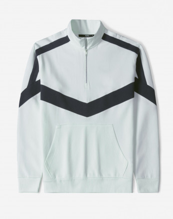 پلیور نیم زیپ مردانه آبی روشن 24441149