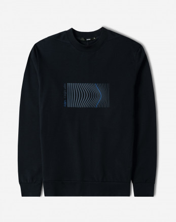 تیشرت آستین بلند یقه گرد مردانه سرمه ای 24428156