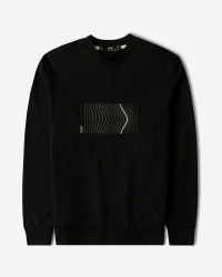 تیشرت آستین بلند یقه گرد مردانه مشکی 24428156