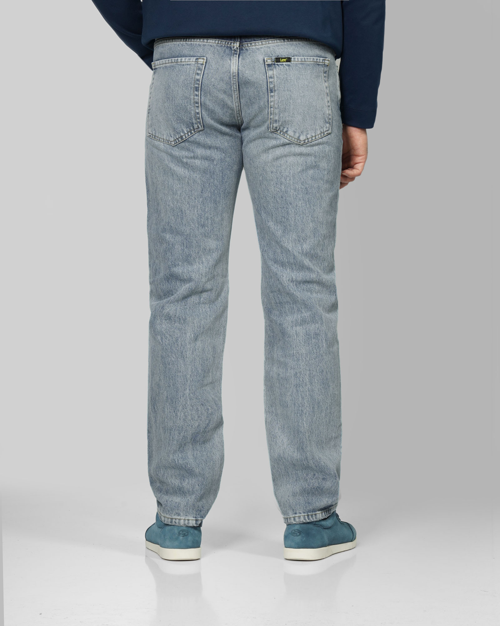 خرید و قیمت شلوار جین استریت فیت (Straight fit) ساده مردانه آبی روشن 24424867