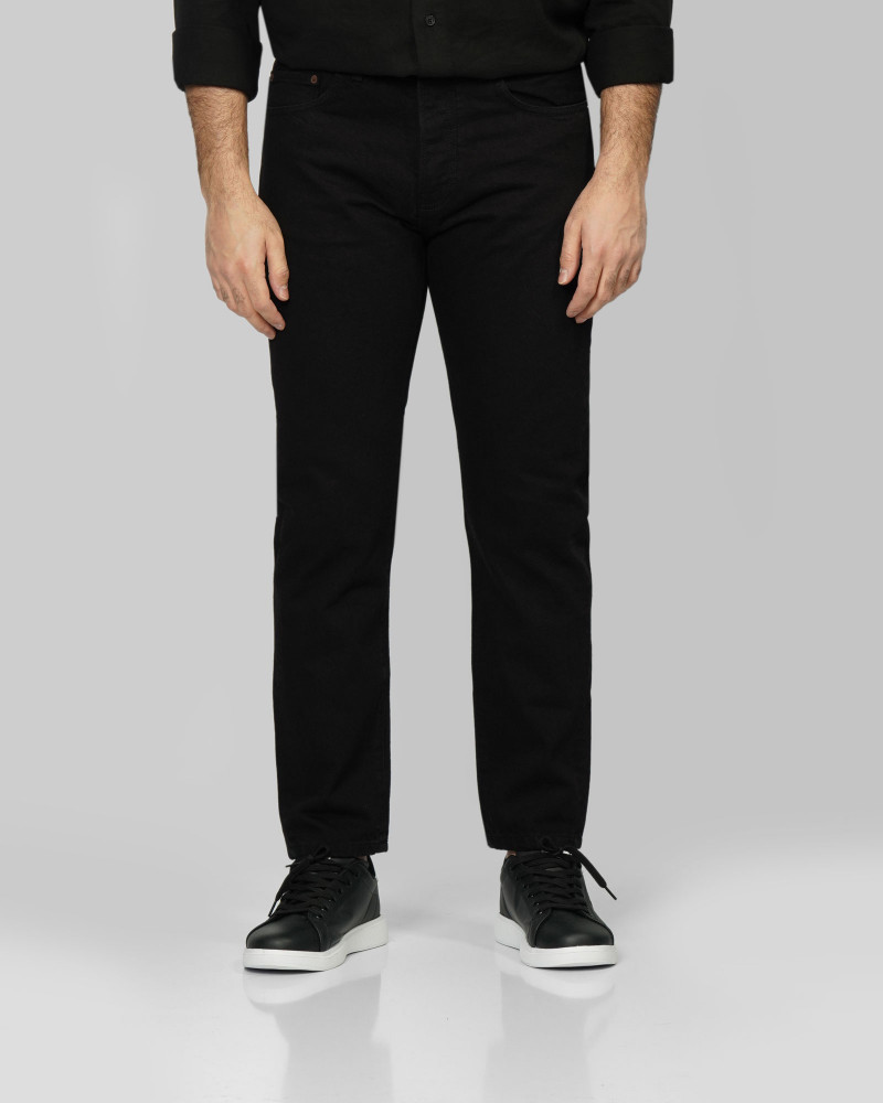 خرید و قیمت شلوار جین استریت استایل (Street Style) ساده مردانه مشکی 24424861