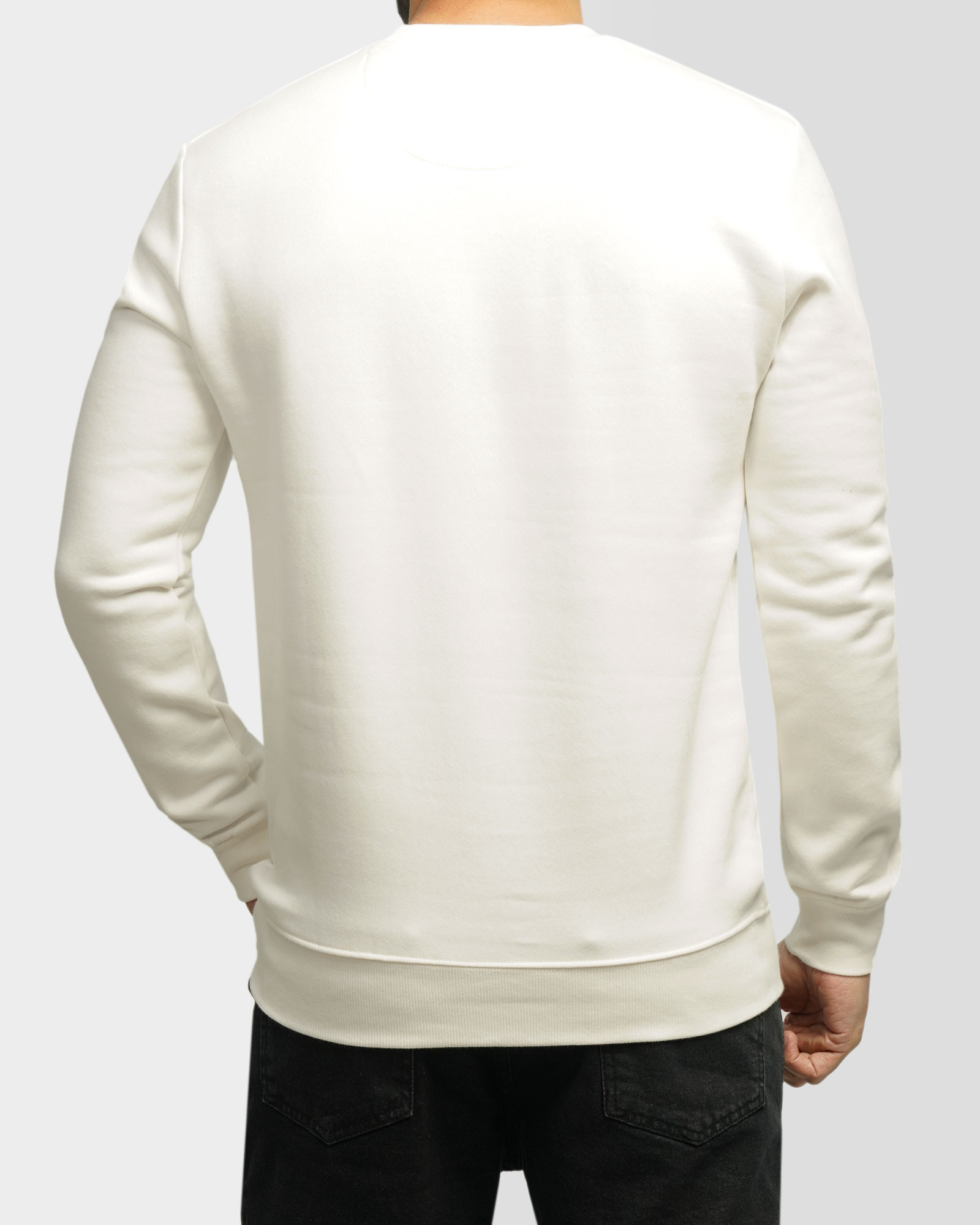 خرید و قیمت پلیور دورس یقه گرد مردانه سفید 24457299