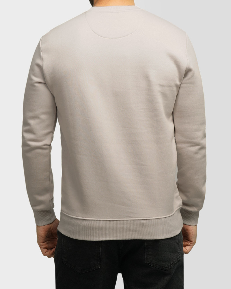 خرید و قیمت پلیور دورس یقه گرد مردانه کرم 24457299