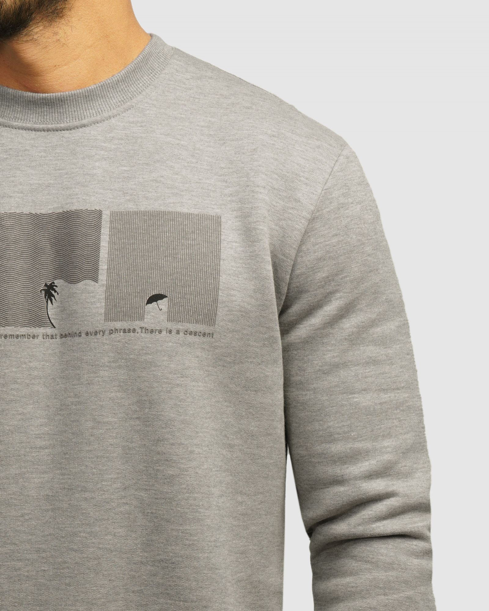 خرید و قیمت پلیور دورس یقه گرد مردانه طوسی 24457299