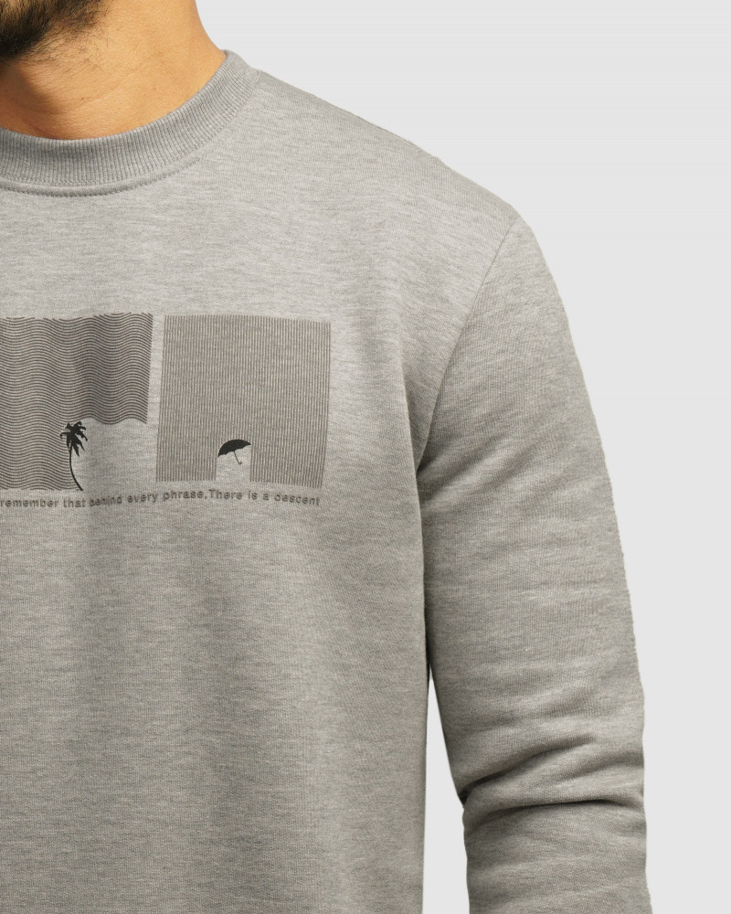 خرید و قیمت پلیور دورس یقه گرد مردانه طوسی 24457299