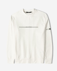 خرید و قیمت تیشرت آستین بلند یقه گرد سفید 24428157