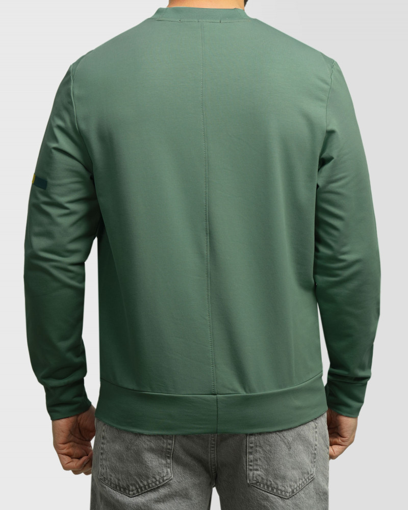 خرید و قیمت تیشرت آستین بلند یقه گرد سبز 24428157