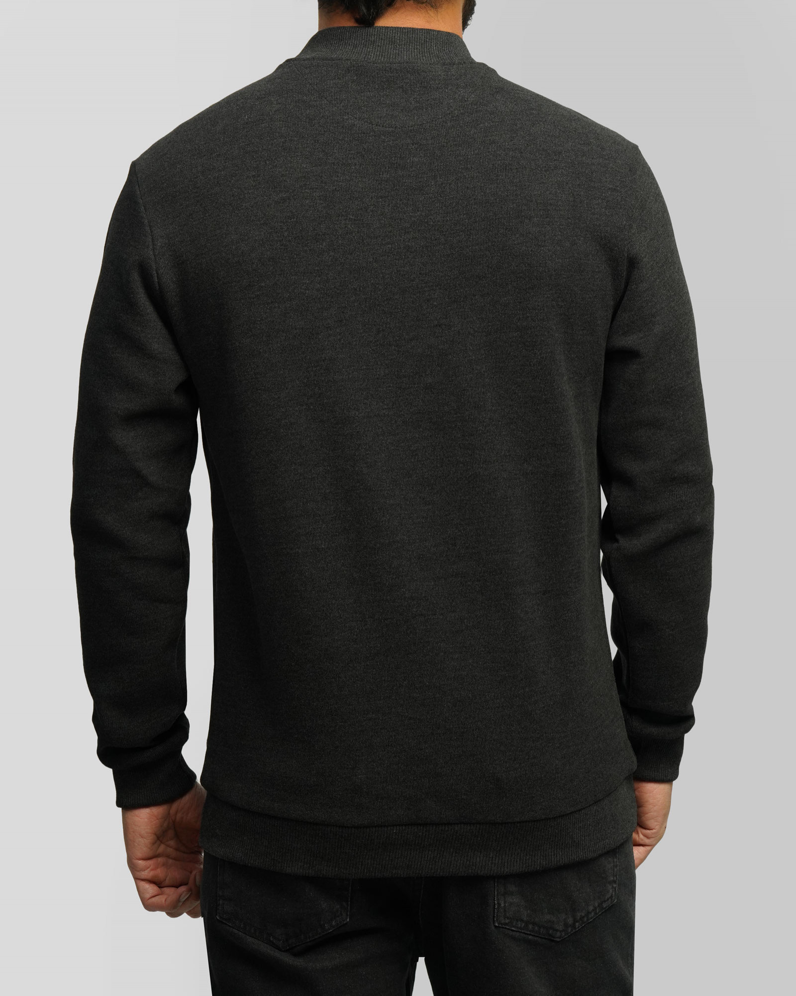 پلیور مردانه ذغالی 24456161