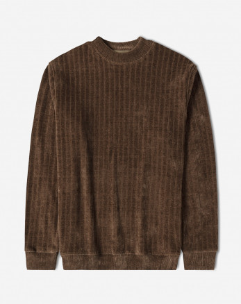 خرید و قیمت پلیور یقه گرد مردانه قهوه ای 24458149